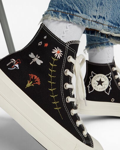 Converse Chuck Taylor All Star Lift Women Platform Shoes Black NZ | C-47695289