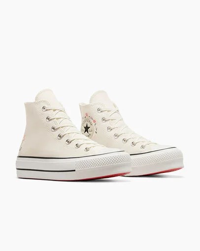 Converse Chuck Taylor All Star Lift Women Platform Shoes White NZ | C-93750619