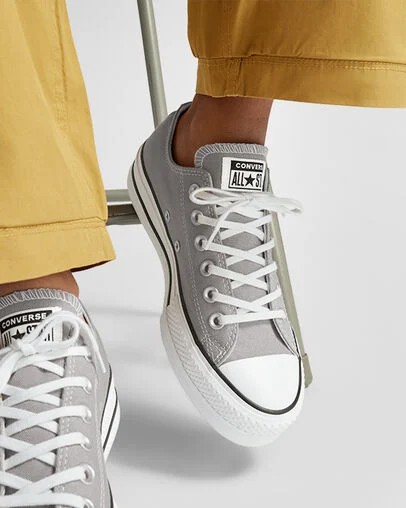 Converse Chuck Taylor All Star Lift Women Platform Shoes Grey / White / Black NZ | C-58429079