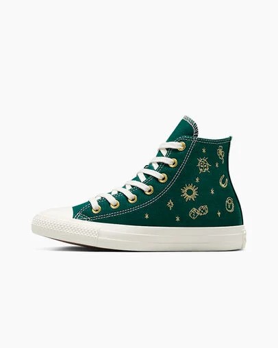 Converse Chuck Taylor All Star Luck Charms Women Sneakers Gold NZ | C-71269549