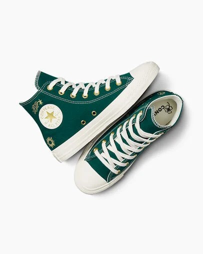 Converse Chuck Taylor All Star Luck Charms Women Sneakers Gold NZ | C-71269549
