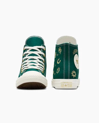Converse Chuck Taylor All Star Luck Charms Women Sneakers Gold NZ | C-71269549
