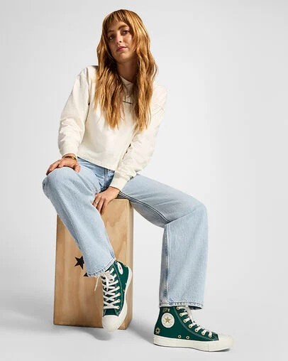 Converse Chuck Taylor All Star Luck Charms Women Sneakers Gold NZ | C-71269549