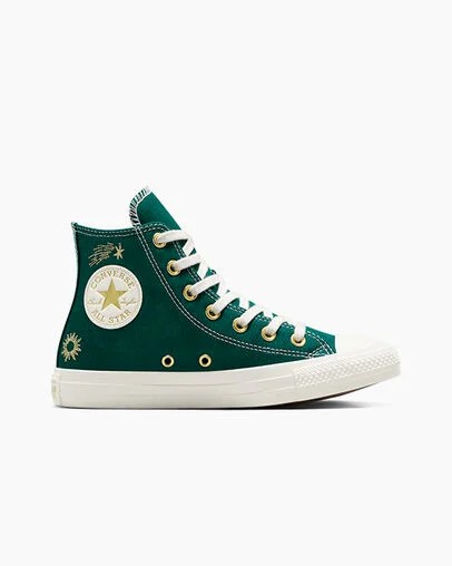 Converse Chuck Taylor All Star Luck Charms Women Sneakers Gold NZ | C-71269549