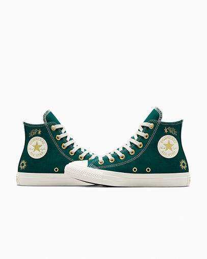Converse Chuck Taylor All Star Luck Charms Women Sneakers Gold NZ | C-57261949