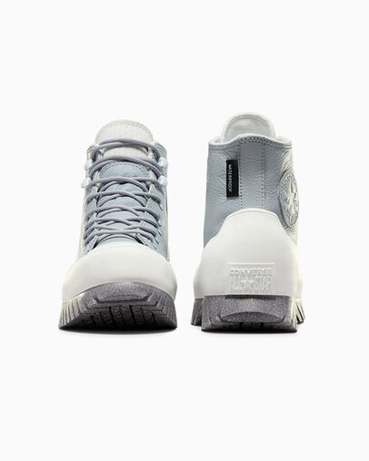 Converse Chuck Taylor All Star Lugged 2.0 Platform Leather Women Boots Silver / Grey NZ | C-53480199