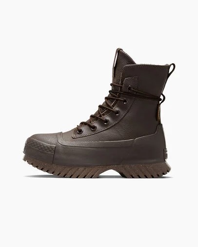 Converse Chuck Taylor All Star Lugged 2.0 XHi Waterproof Leather Men Platform Shoes Black NZ | C-32617099