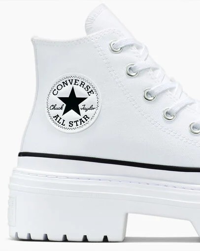 Converse Chuck Taylor All Star Lugged Heel Platform Women Boots White / Black NZ | C-52839619