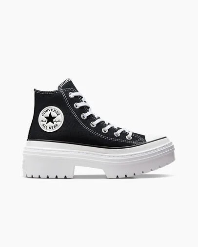 Converse Chuck Taylor All Star Lugged Heel Platform Women Boots Black / White NZ | C-14957289