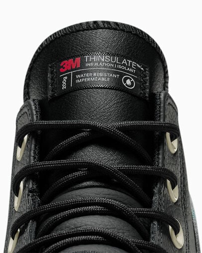 Converse Chuck Taylor All Star Lugged Heel Platform Waterproof Women Boots Black NZ | C-13840929