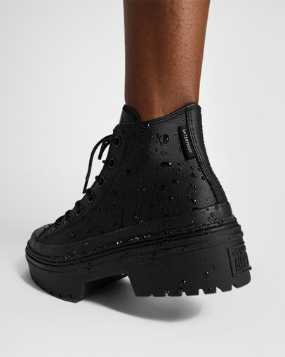 Converse Chuck Taylor All Star Lugged Heel Platform Waterproof Women Boots Black NZ | C-96350419