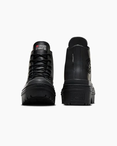 Converse Chuck Taylor All Star Lugged Heel Platform Waterproof Women Boots Black NZ | C-96350419