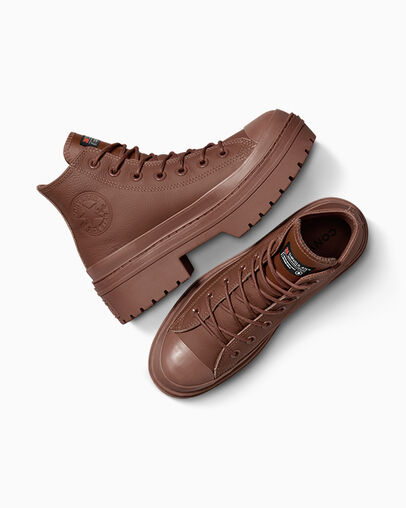 Converse Chuck Taylor All Star Lugged Heel Platform Waterproof Women Boots Brown / Black NZ | C-58734699