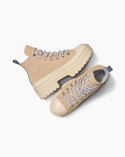 Converse Chuck Taylor All Star Lugged Heel Waterproof Women Platform Shoes Light Brown NZ | C-03467199