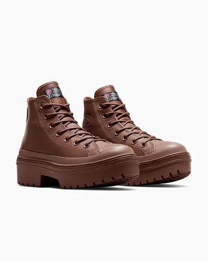 Converse Chuck Taylor All Star Lugged Heel Women Platform Shoes Brown / Black NZ | C-90253179
