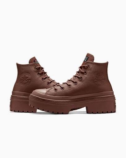 Converse Chuck Taylor All Star Lugged Heel Women Platform Shoes Brown / Black NZ | C-90253179