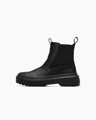 Converse Chuck Taylor All Star Lugged Kids' Boots Black NZ | C-78264909