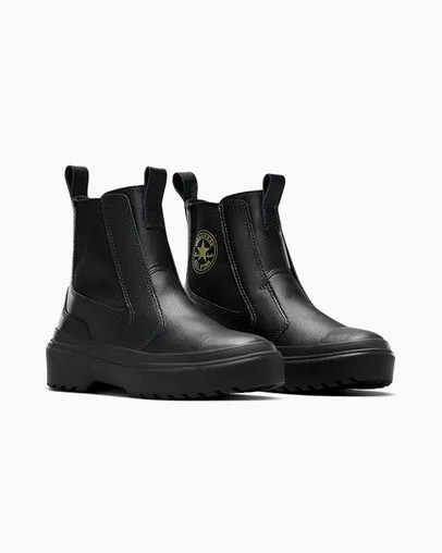 Converse Chuck Taylor All Star Lugged Kids' Boots Black NZ | C-78264909