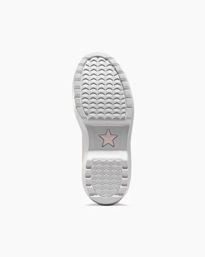 Converse Chuck Taylor All Star Lugged Lift Ruffles Kids' Sneakers Pink / White NZ | C-13967489