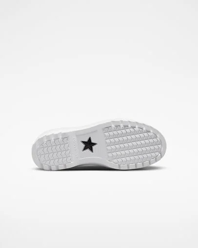 Converse Chuck Taylor All Star Lugged Lift Platform Kids' Canvas Shoes Black / White NZ | C-46792309
