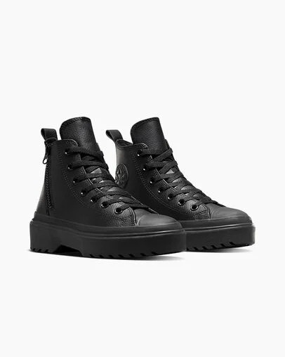 Converse Chuck Taylor All Star Lugged Lift Kids' Platform Shoes Black NZ | C-87026939