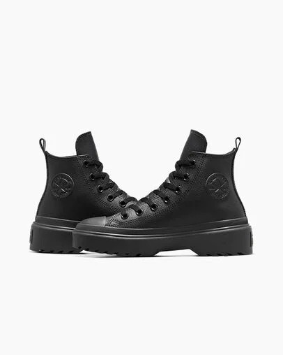 Converse Chuck Taylor All Star Lugged Lift Kids' Platform Shoes Black NZ | C-87026939