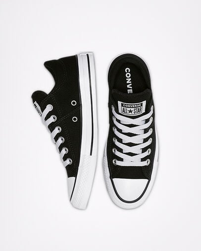 Converse Chuck Taylor All Star Madison Women Canvas Shoes Black / White NZ | C-82093519