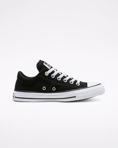 Converse Chuck Taylor All Star Madison Women Canvas Shoes Black / White NZ | C-80452369
