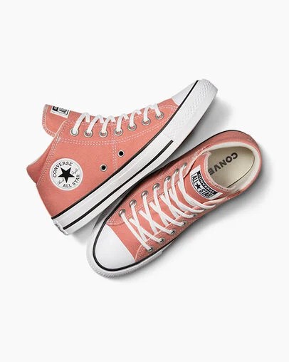 Converse Chuck Taylor All Star Madison Women Canvas Shoes Coral / White / Black NZ | C-19347089