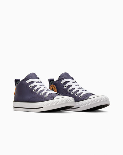 Converse Chuck Taylor All Star Malden Street Kids' Boots Grey Purple / White NZ | C-17924039