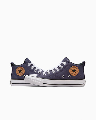 Converse Chuck Taylor All Star Malden Street Kids' Boots Grey Purple / White NZ | C-17924039