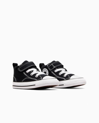 Converse Chuck Taylor All Star Malden Street Kids' Boots Black / White NZ | C-67183409