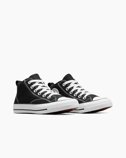 Converse Chuck Taylor All Star Malden Street Kids' Boots Black / White NZ | C-21873659