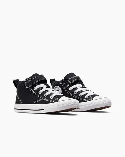 Converse Chuck Taylor All Star Malden Street Kids' Boots Black / White NZ | C-02861979