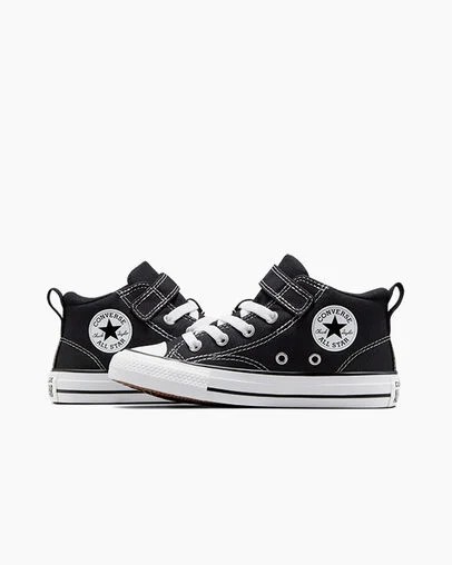Converse Chuck Taylor All Star Malden Street Kids' Boots Black / White NZ | C-02861979