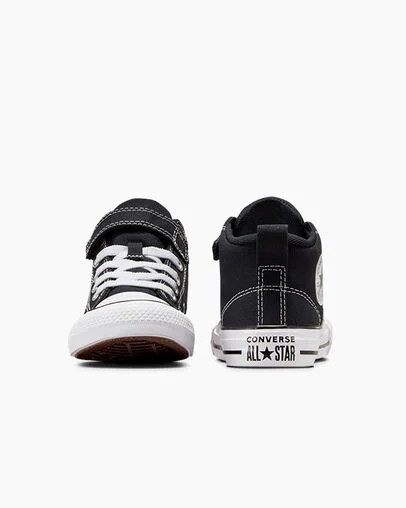 Converse Chuck Taylor All Star Malden Street Kids' Boots Black / White NZ | C-02861979