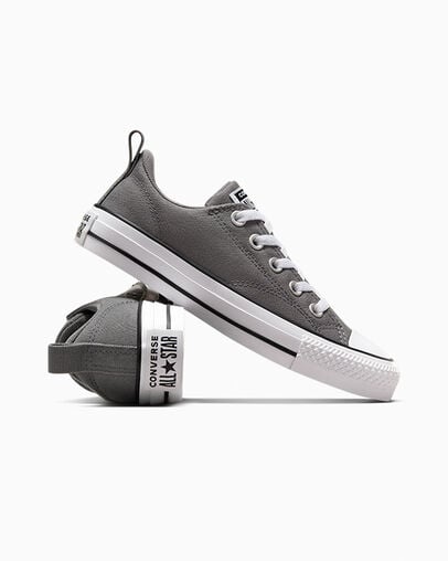 Converse Chuck Taylor All Star Malden Street Kids' Sneakers Grey / Black / White NZ | C-25698719