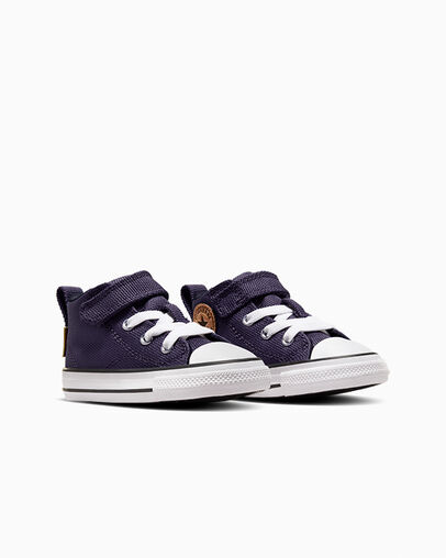 Converse Chuck Taylor All Star Malden Street Kids' Canvas Shoes Grey Purple / White NZ | C-98125349