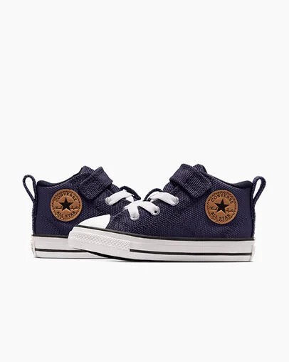 Converse Chuck Taylor All Star Malden Street Kids' Canvas Shoes Grey Purple / White NZ | C-98125349