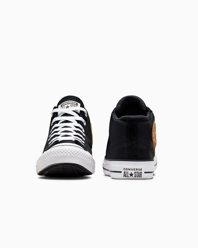 Converse Chuck Taylor All Star Malden Street Men Boots Black / Orange / White NZ | C-86092179