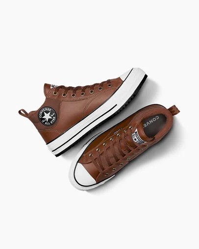 Converse Chuck Taylor All Star Malden Street Men Boots Brown / Brown / White NZ | C-23615049