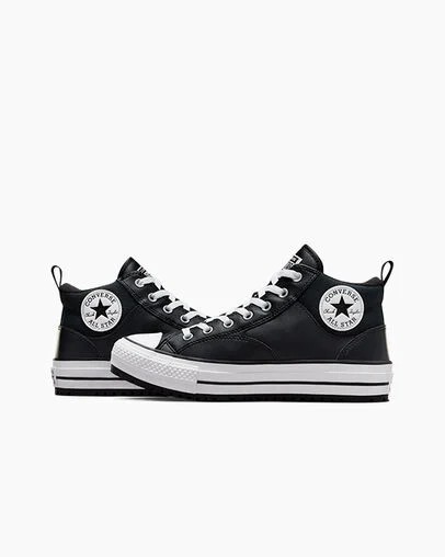 Converse Chuck Taylor All Star Malden Street Men Boots Black / White NZ | C-53726419