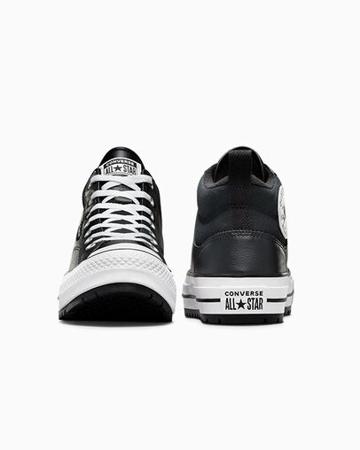 Converse Chuck Taylor All Star Malden Street Men Boots Black / White NZ | C-53726419