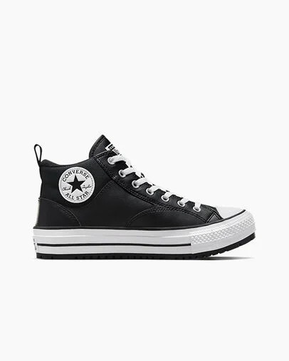 Converse Chuck Taylor All Star Malden Street Men Boots Black / White NZ | C-53726419