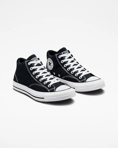 Converse Chuck Taylor All Star Malden Street Women Boots Black / White NZ | C-90357819