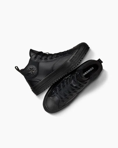 Converse Chuck Taylor All Star Malden Street Men Boots Black NZ | C-63409259