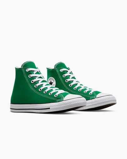 Converse Chuck Taylor All Star Men Canvas Shoes Green / White NZ | C-97046829