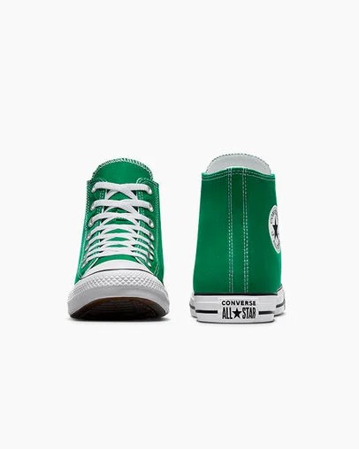 Converse Chuck Taylor All Star Men Canvas Shoes Green / White NZ | C-97046829