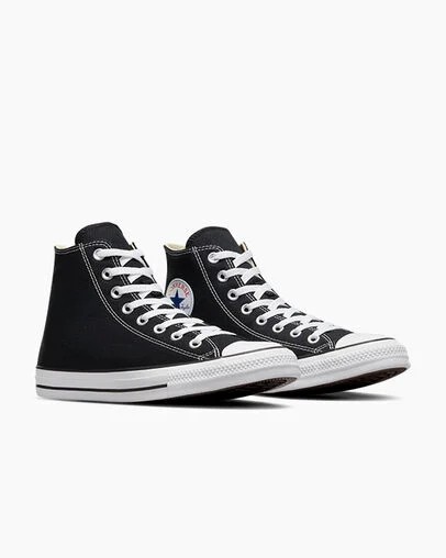Converse Chuck Taylor All Star Men Canvas Shoes Black NZ | C-43872699