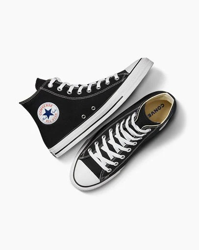 Converse Chuck Taylor All Star Men Canvas Shoes Black NZ | C-43872699